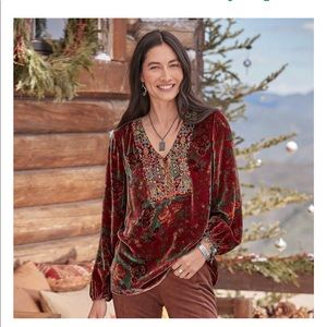 Sundance Embroidered Journey Top